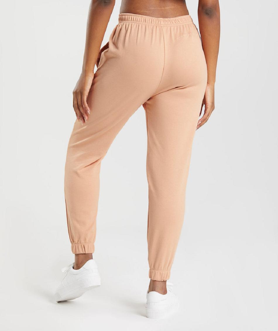 Pantalones Jogger Gymshark Whitney Loose Mujer Beige | CO 2638MQZ